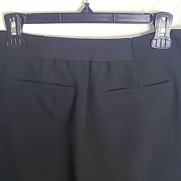 Future Collective Black Ponte Flare Pleated Trouser, Size 14 - Picture 8 of 12